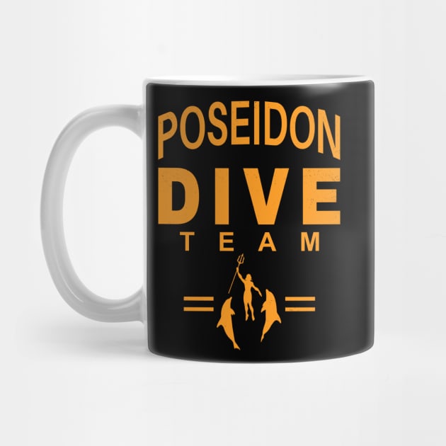 Poseidon Dive Team by NicGrayTees